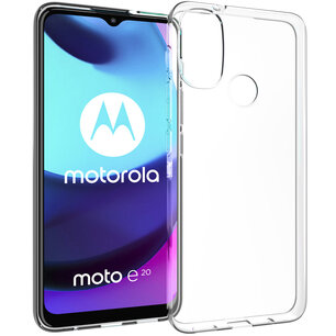 Accezz - Backcover voor Motorola Moto E20 - Transparent