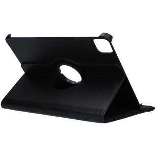 Accezz - 360° draaibare Bookcase voor Apple iPad Air 11 inch (2025) M3 / (2024) M2 / Air 5 (2022) / Air 4 (2020) / Pro 11 (2018/2020) - Black