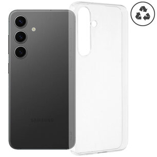 Accezz - 100% Recycled Backcover pour Samsung Galaxy S24 Plus - Transparent