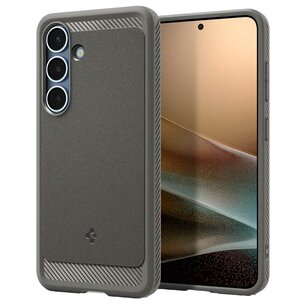 Spigen - Rugged Armor Backcover MagSafe voor Samsung Galaxy S25 Plus - Marble Grey