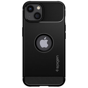 Spigen - Rugged Armor Backcover voor Apple iPhone 13 - Black
