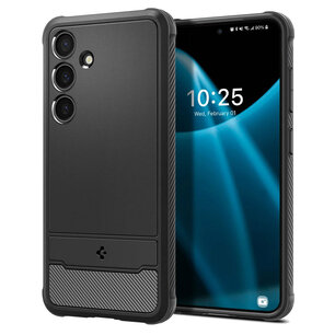 Spigen - Rugged Armor Backcover pour Samsung Galaxy S24 - Matte Black