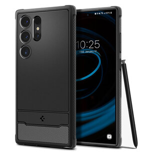 Spigen - Rugged Armor Backcover voor Samsung Galaxy S24 Ultra - Matte Black