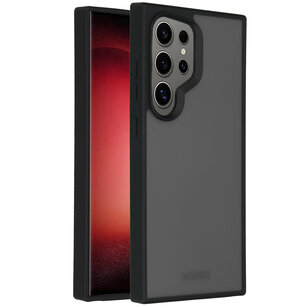 Accezz - Rugged Frosted Backcover pour Samsung Galaxy S24 Ultra - Black