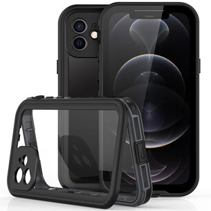 Redpepper - Dot Plus Waterproof Backcover pour Apple iPhone 12 - Black