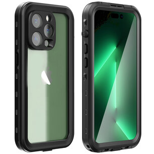 Redpepper - Dot Plus Waterproof Backcover voor Apple iPhone 14 Pro Max - Black