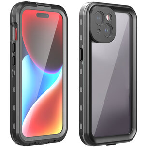 Redpepper - Dot Plus Waterproof Backcover voor Apple iPhone 15 - Black