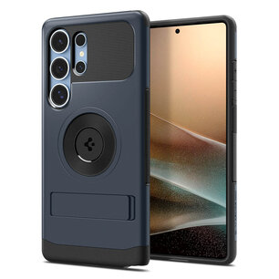 Spigen - Slim Armor Backcover MagSafe voor Samsung Galaxy S25 Ultra - Metal Slate