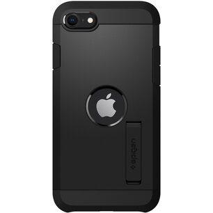 Spigen - Tough Armor Backcover voor Apple iPhone SE (2022 / 2020) - Black