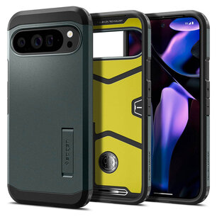 Spigen - Tough Armor Backcover voor Google Pixel 9 Pro XL - Abyss Green