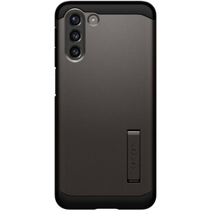 Spigen - Tough Armor Backcover voor Samsung Galaxy S21 - Gunmetal
