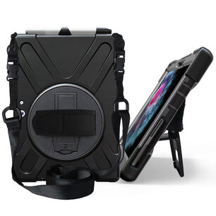 Accezz - Full Protective backcover met strap voor Samsung Galaxy Tab Active 5 Pro / 4 Pro - Black