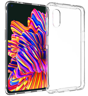 Accezz - Backcover voor Samsung Galaxy Xcover Pro - Transparent
