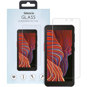 Selencia - Tempered Glass Screenprotector voor Samsung Galaxy Xcover 5 - Transparent